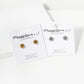 Textured Metal 6mm Dainty Love Knot Stud Earrings