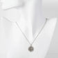 Tree Of Life Engraved Disc Pendant Necklace