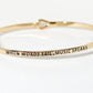 When Words Fail Music Speaks Engraved Inspirational Bangle Bracelet