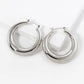 18k Gold Dipped 40mm Bold Hollow Hoop Earrings