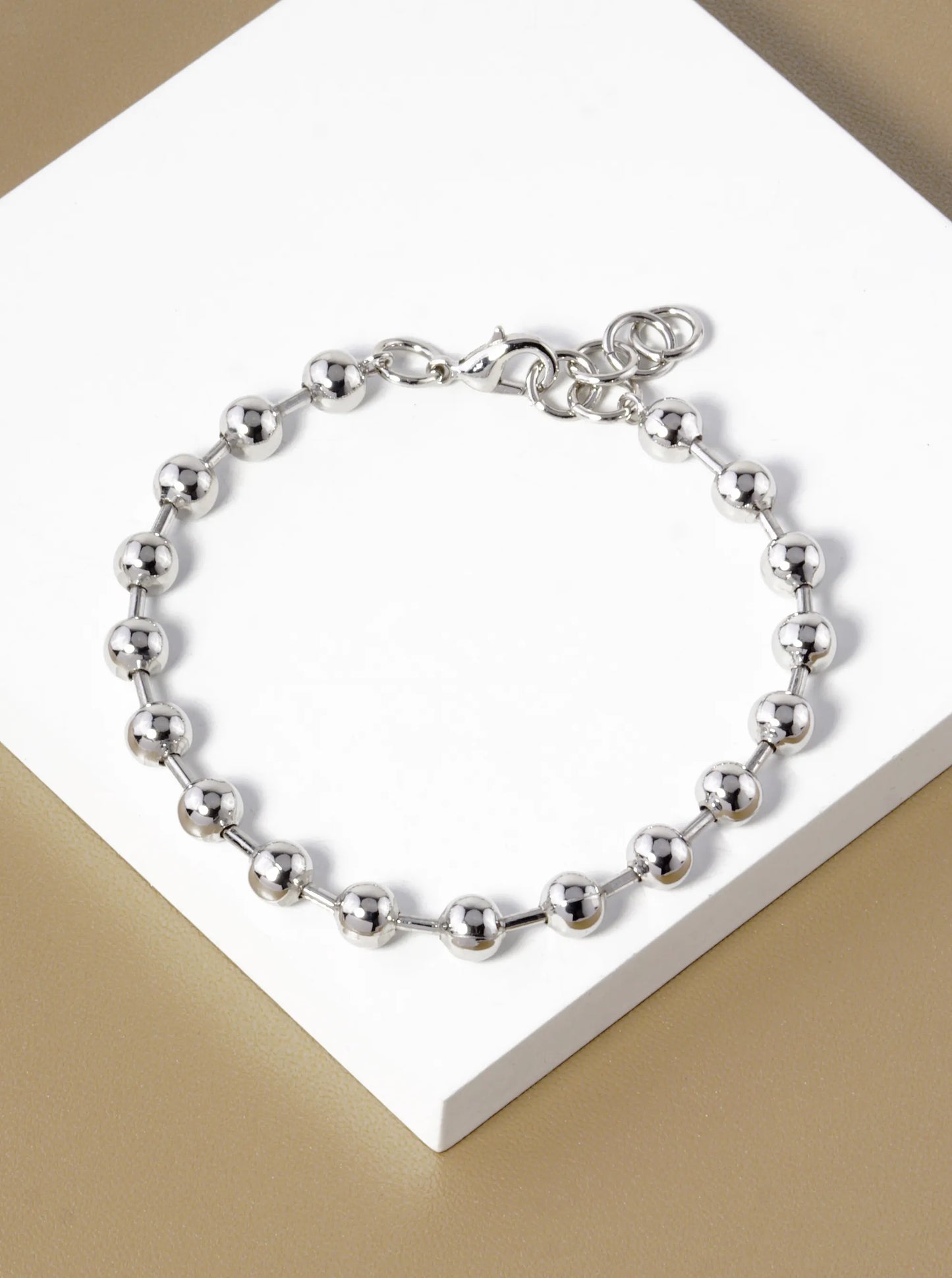 18k Gold Dipped Ball Chain Bracelet