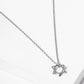18k Gold Dipped CZ Pave Star Of David Pendant Necklace