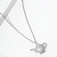 18k Gold Dipped CZ Pave Teapot Pendant Necklace