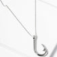 18k Gold Dipped Fishing Hook Pendant Necklace