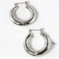 18k Gold Dipped Hollow 30mm Bold Latch Back Hoop Earrings