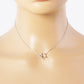 White Gold Dipped Interlocking CZ Pave Star Pendant Necklace