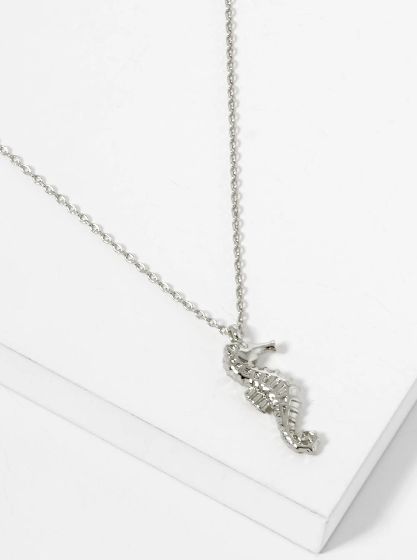 18k Gold Dipped Seahorse Pendant Necklace