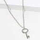 18K Gold Dipped Simple Key Pendant Necklace