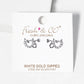 White Gold Dipped CZ Pave Devil Heart Post Stud Earrings