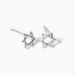 18k Gold Dipped Dainty Star Of David Post Stud Earrings
