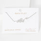 Minimalist Pavé Snake Charm Bracelet