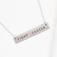 Breast Cancer Awareness "FIGHT CANCER" Necklace