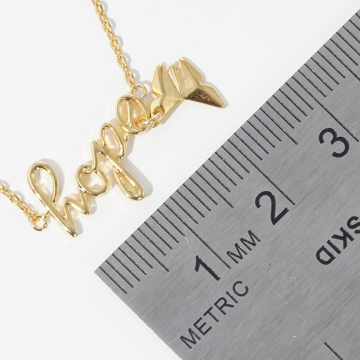 Gold Plated Hope Necklace
