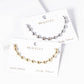 Minimalist Polished Bead Chain Bracelet.