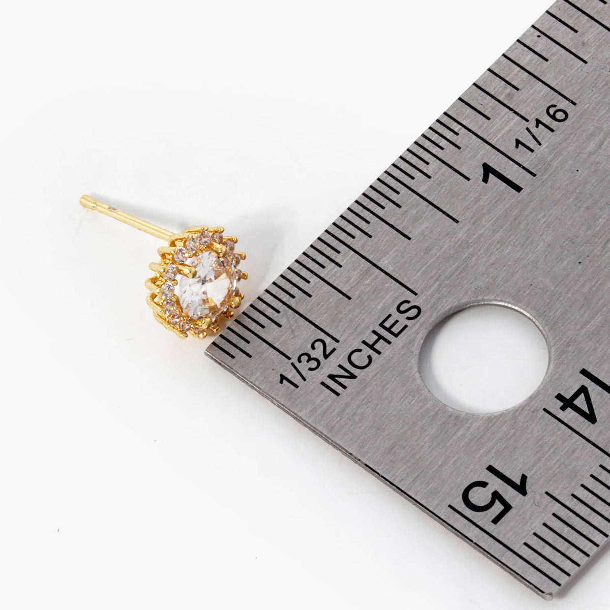 Bridesmaid Proposal Halo Stud Earrings