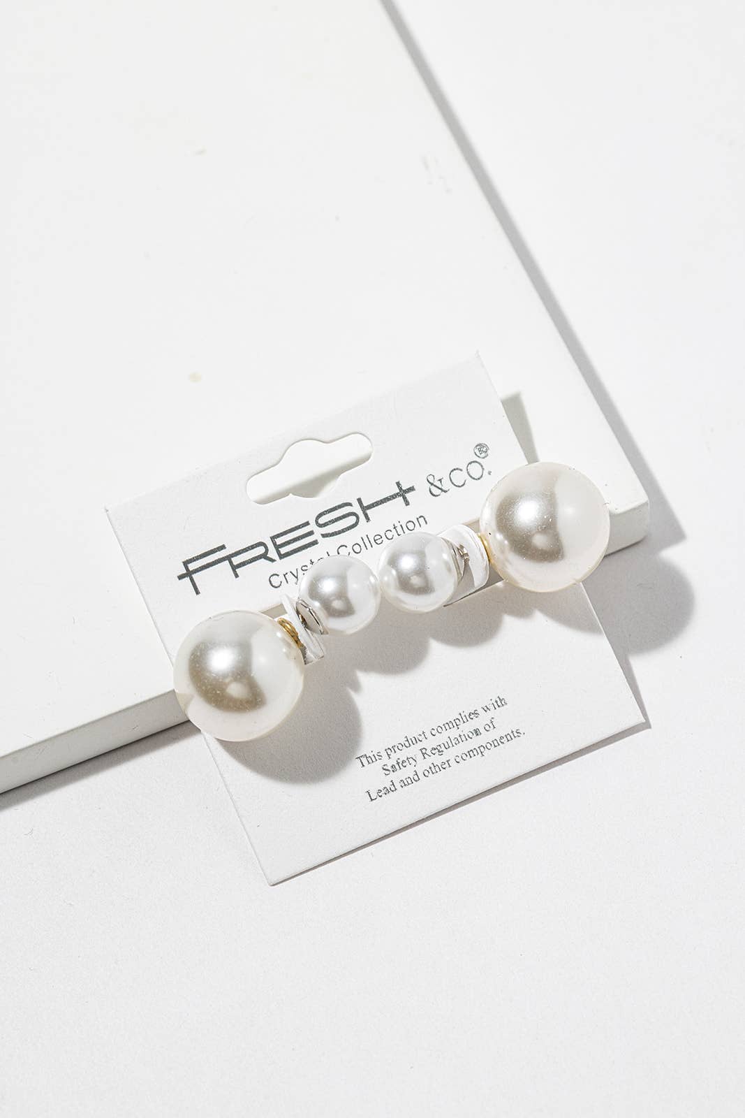 Double-Sided Pearl Stud Earrings – Pearl Ball Jacket