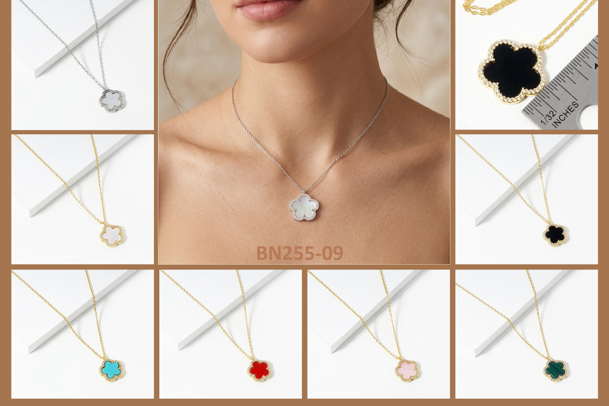 Four Leaf Lucky Charm Necklace