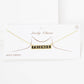 Gold Plated Mini Bar FRIENDS Necklace