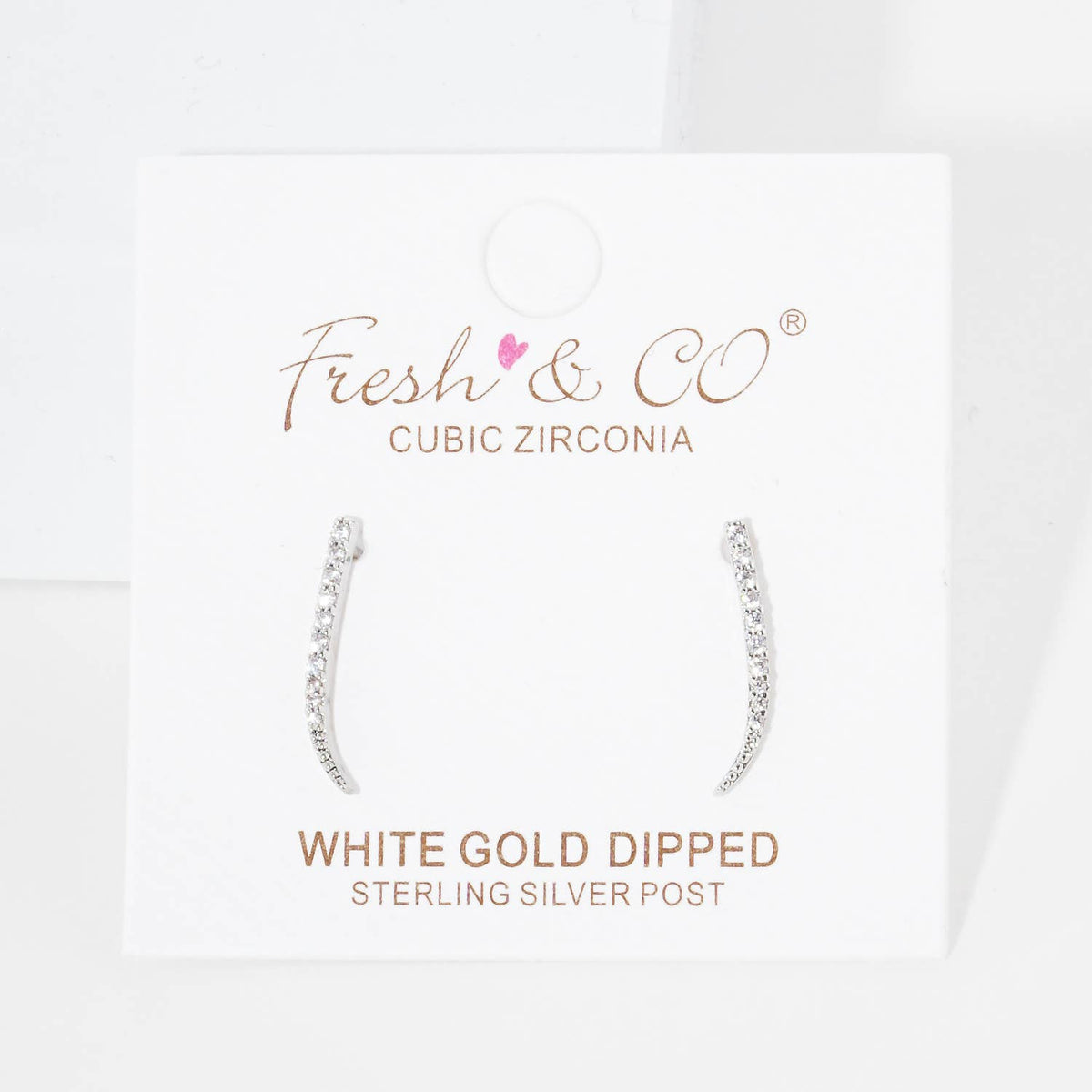 Cubic Zirconia Ear Crawlers