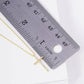 Gold Plated Cubic Filled Mini Cross Necklace