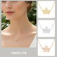 Minimalist Dainty Crown Pendant Necklace