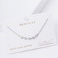 Dainty Bezel-Set Cubic Zirconia Station Chain Bracelet