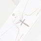 Gold Micro Pave Cross Necklace
