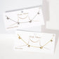 Mini Spaced Letter MAMA Necklace