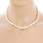 Gold Plated Double Strand Pearl Necklace