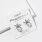Starfish Pearl Stud Earrings – Crystal Starfish with Pearl