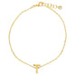 Gold Plated Initial Letter Bracelet
