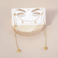 Satellite-Style Pave-Set Cubic-Zirconia Butterfly Face-Chain
