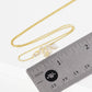 Gold Snake Warp Necklace
