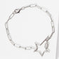 Minimalist Pavé Star Carabiner Charm Bracelet