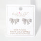 Pave-Set 17mm Bow 18K-Gold-Dipped Stud Earrings