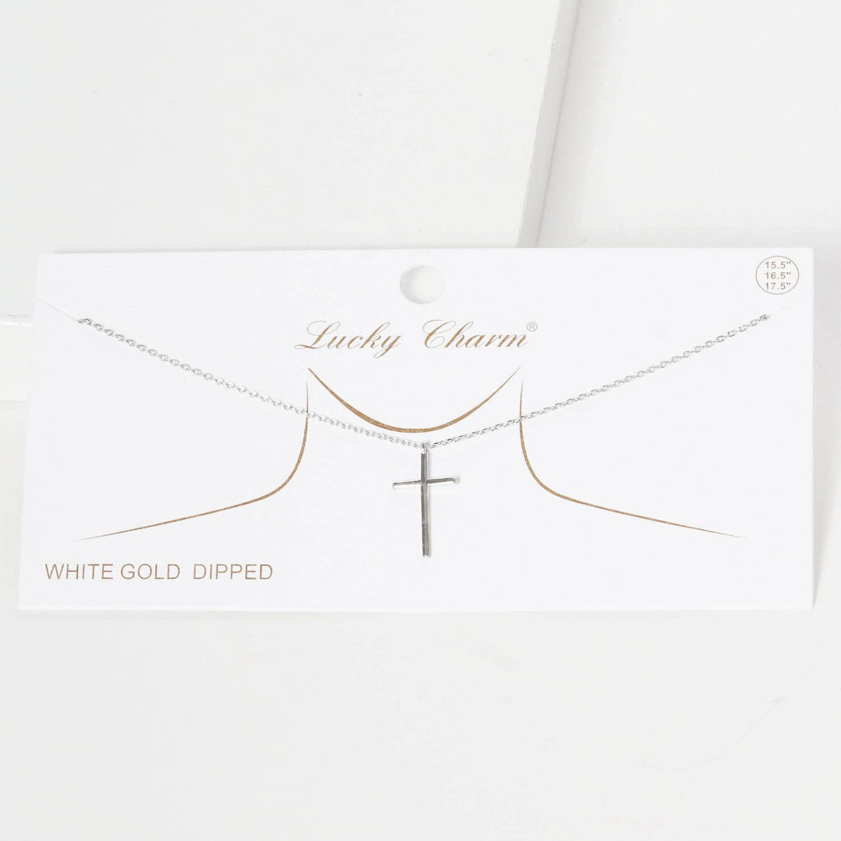 Gold Christian Cross Necklace