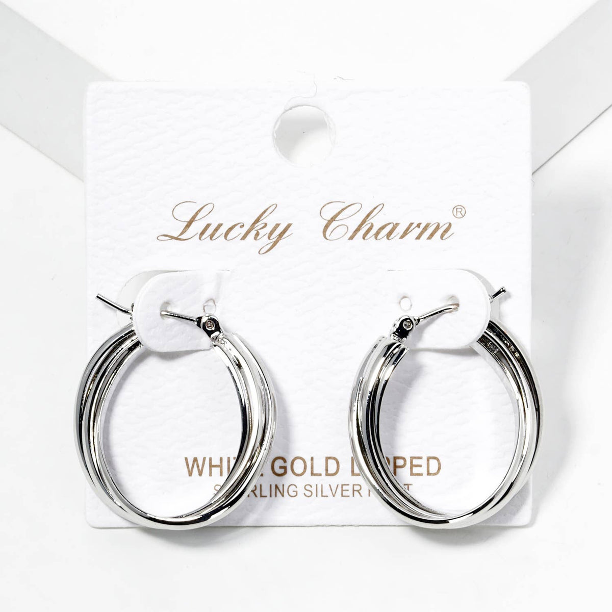 Multi-Strand Hoop Earrings