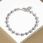 Minimalist Polished Bead Chain Bracelet.