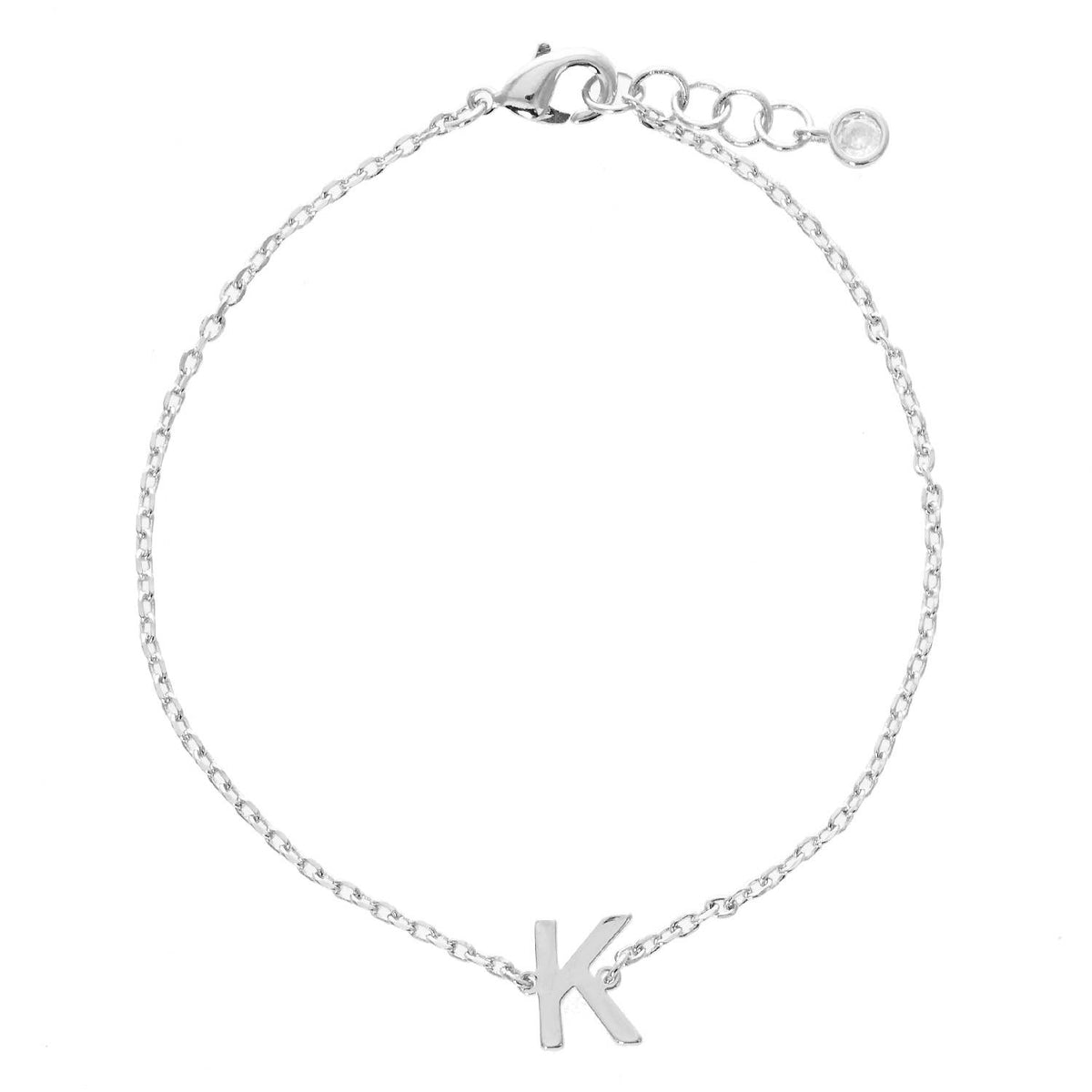 Gold Plated Initial Letter Bracelet