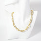 18K-Gold-Dipped Textured 19mm Chain Necklace