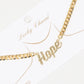 Gold Plated Cuban Link HOPE Necklace