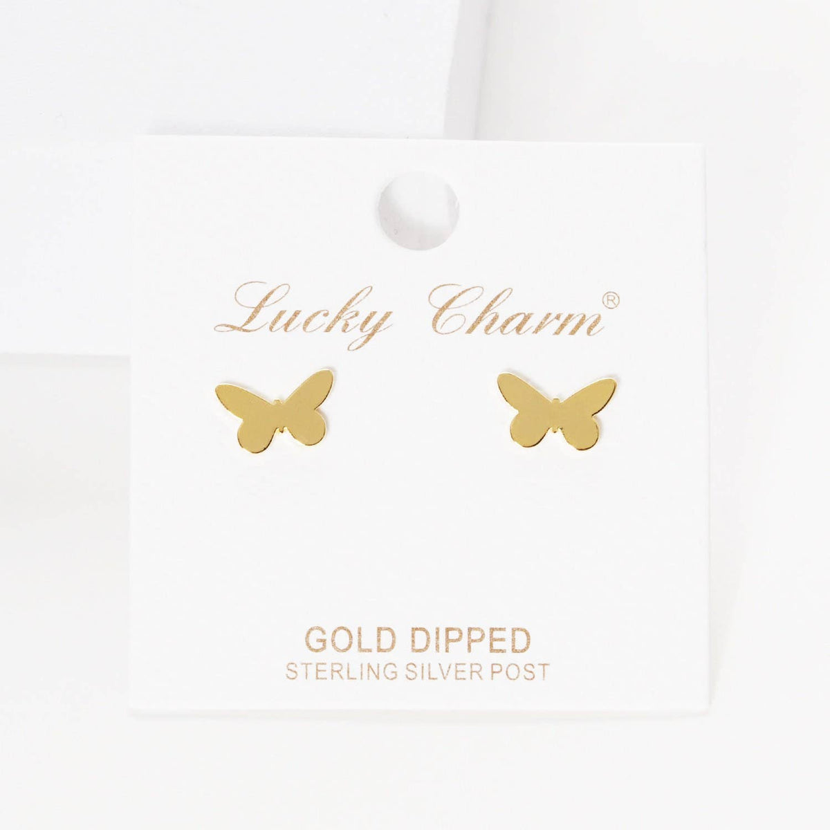 Dainty Butterfly Stud Earrings
