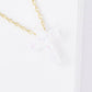 Gold Plated Opal Cross Necklace