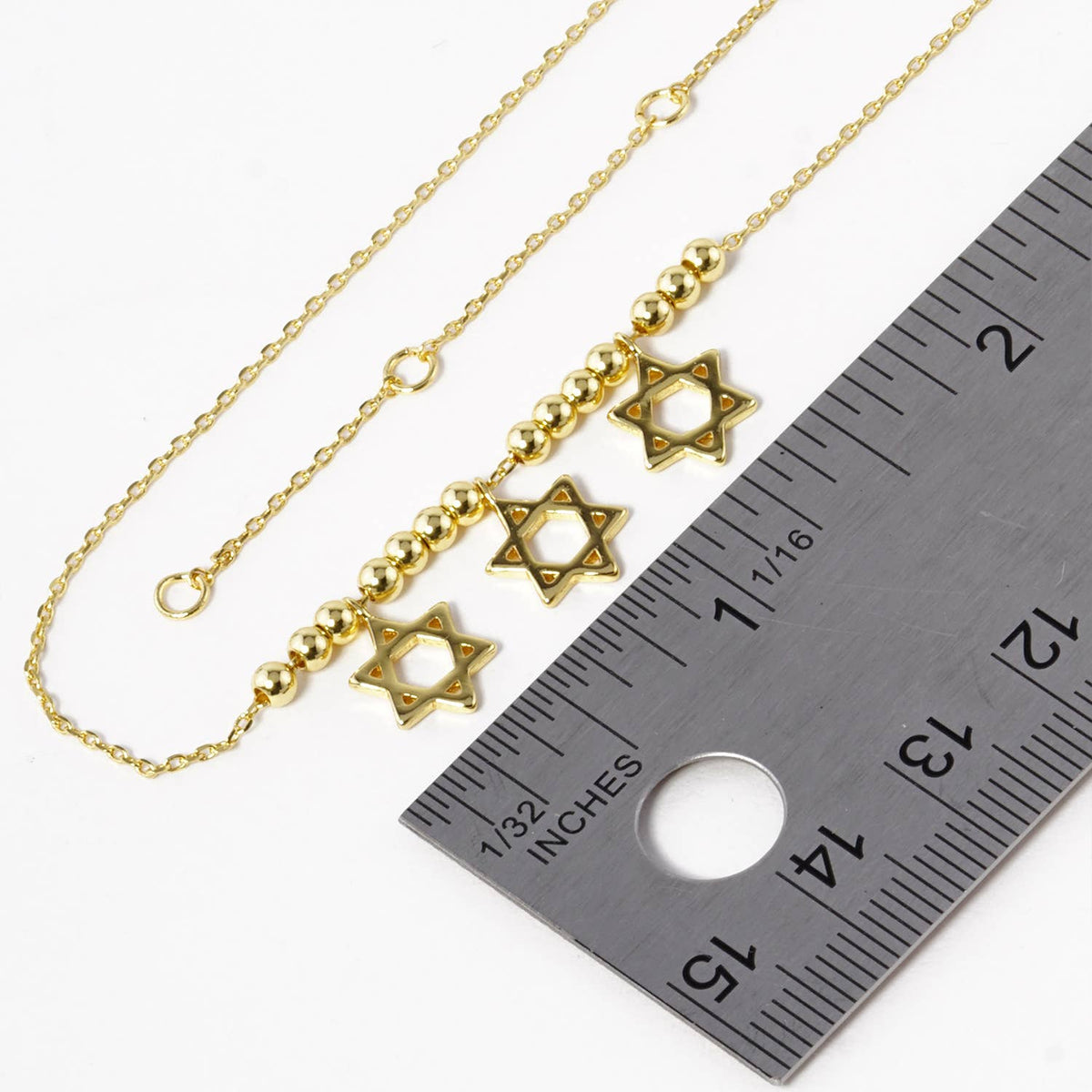 Minimalist Triple Star Charm Necklace