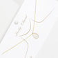 White Shelled Water Drop Necklace