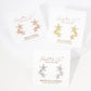 Gold Starfish Ear Climber Earrings
