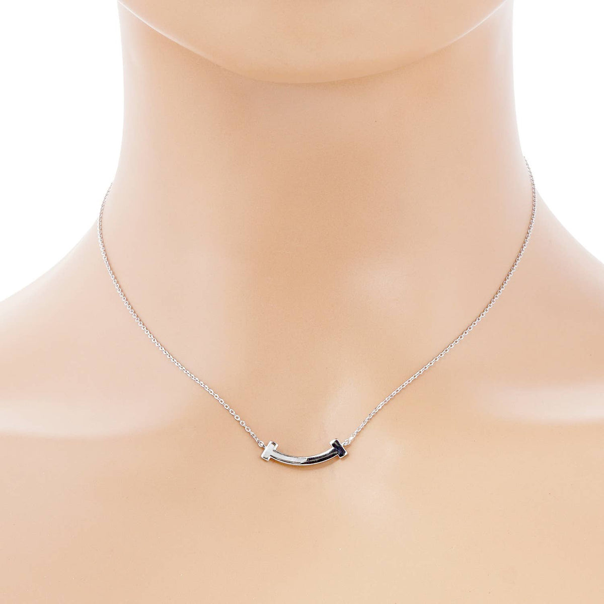 Gold Plated U-Shaped Necklace