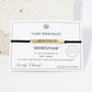Inspirational Messages "Bridesmaid" Tube Bar Bracelet