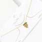 Gold Plated Purple Grape Necklace