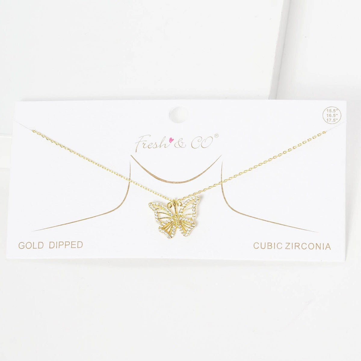 Gold Turkish Butterfly Necklace